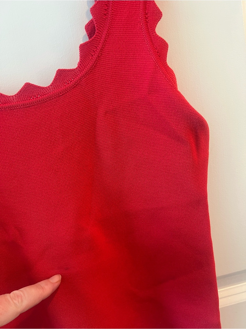 TUCKERNUCK Cherry Ric Rac Compression Tank - Picture 4 of 16